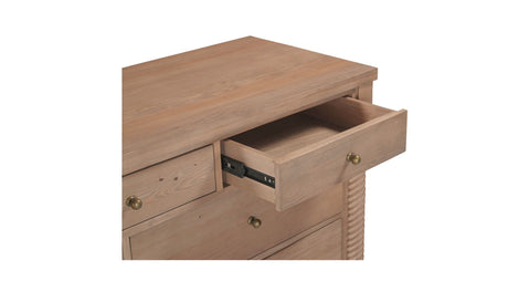 Joni 7 Drawer Dresser Natural by Moe's Home at Eve Furniture