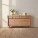 Joni Natural 7 Drawer Dresser by Moe's Home at Eve Furniture