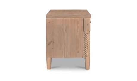 Joni Nightstand Natural by Moe's Home at Eve Furniture