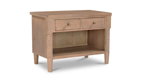 Joni Nightstand Natural by Moe's Home at Eve Furniture