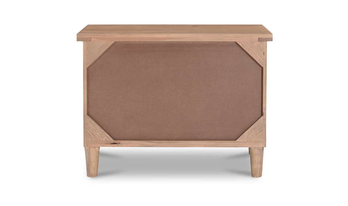 Joni Nightstand Natural by Moe's Home at Eve Furniture