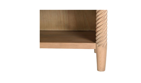 Joni Nightstand Natural by Moe's Home at Eve Furniture