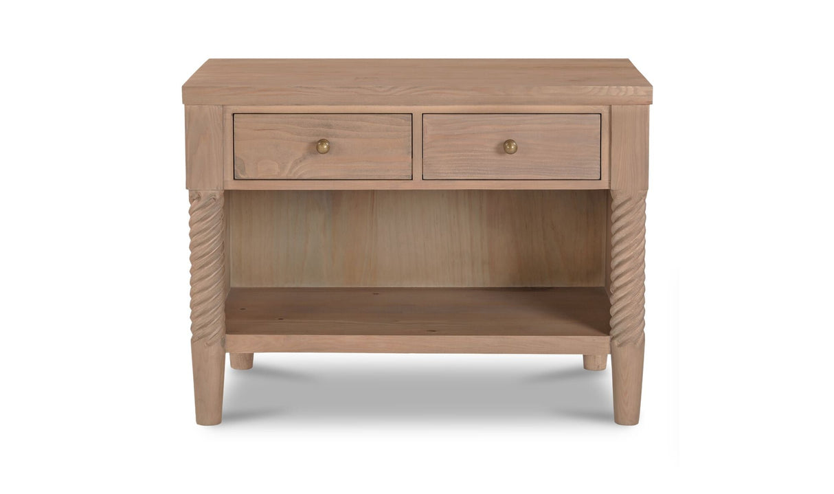 Joni Nightstand Natural by Moe's Home at Eve Furniture