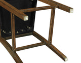 Joplin Solid Wood Walnut Finish 24″ Farmhouse Counter Stool, Set of 2 by Steve Silver at Eve Furniture