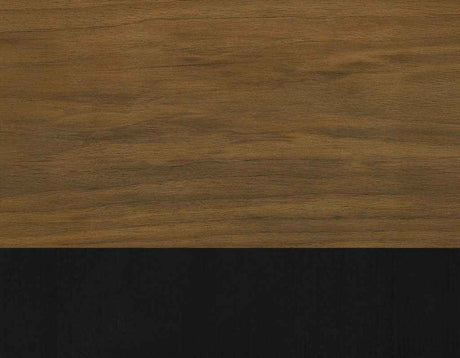 Joplin Walnut and Ebony Finish Solid Wood 24″ Farmhouse Counter Stool by Steve Silver at Eve Furniture