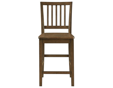 Joplin Walnut Finish 5-Piece Counter Height Set by Steve Silver at Eve Furniture