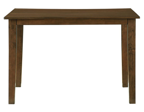 Joplin Walnut Finish 5-Piece Counter Height Set by Steve Silver at Eve Furniture