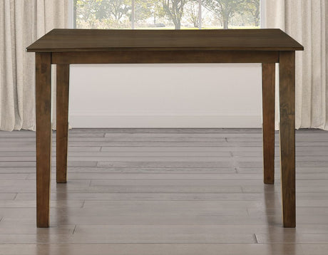 Joplin Walnut Finish 5-Piece Counter Height Set by Steve Silver at Eve Furniture