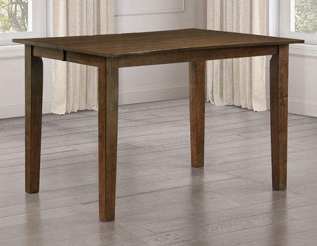 Joplin Walnut Finish 5-Piece Counter Height Set by Steve Silver at Eve Furniture