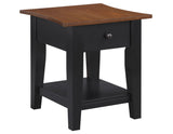 Joplin Walnut/Ebony 3-Piece Lift-Top Table Set by Steve Silver at Eve Furniture
