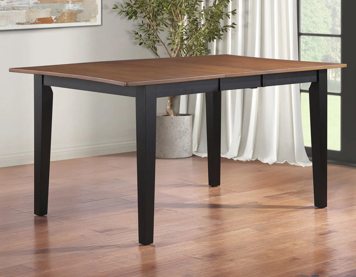 Joplin Walnut/Ebony Dining Room Set by Steve Silver at Eve Furniture