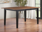Joplin Walnut/Ebony Dining Room Set by Steve Silver at Eve Furniture