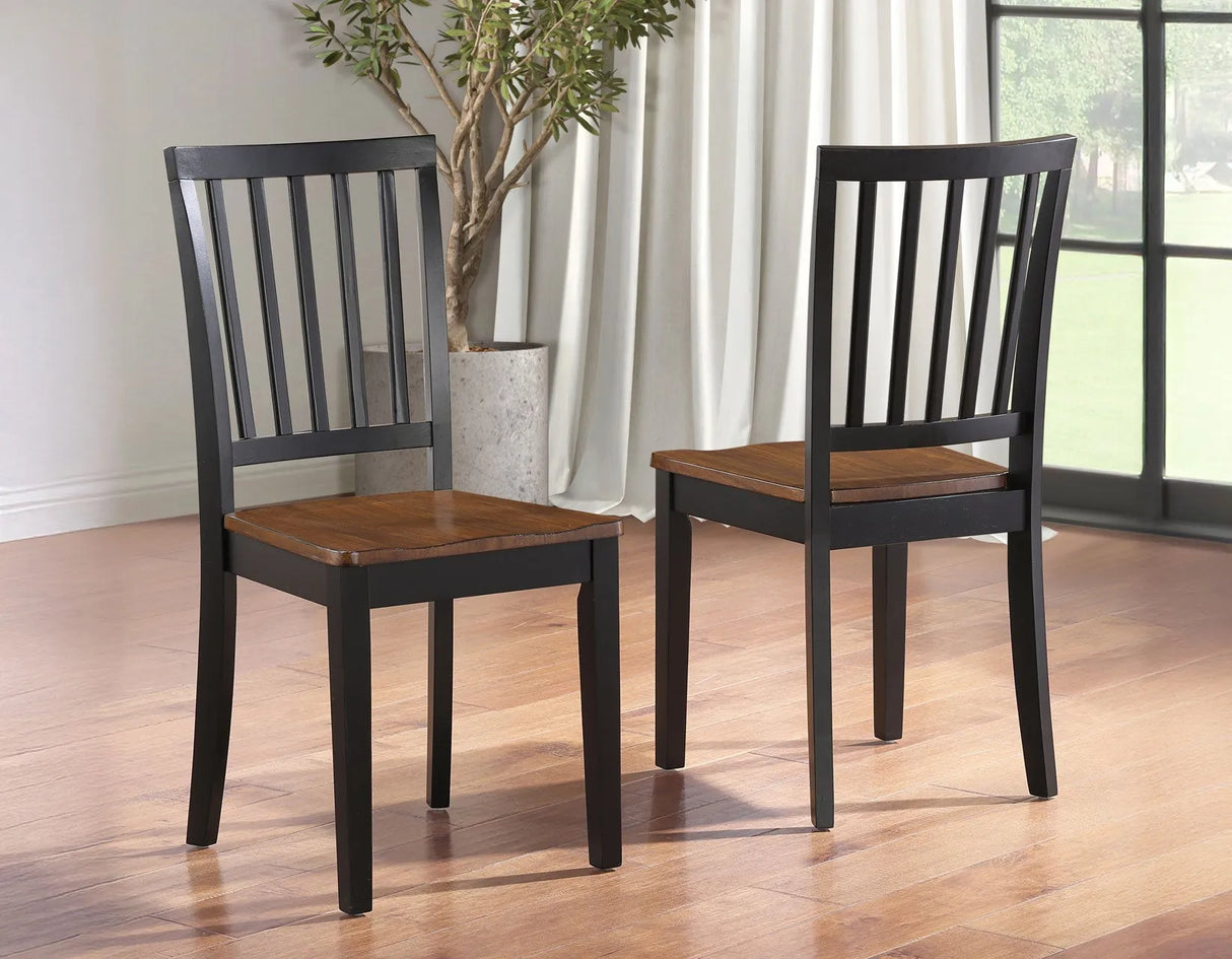 Joplin Walnut/Ebony Dining Room Set by Steve Silver at Eve Furniture