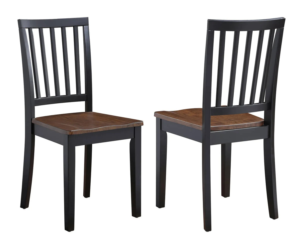 Joplin Walnut/Ebony Dining Room Set by Steve Silver at Eve Furniture