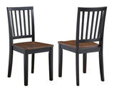 Joplin Walnut/Ebony Dining Room Set by Steve Silver at Eve Furniture