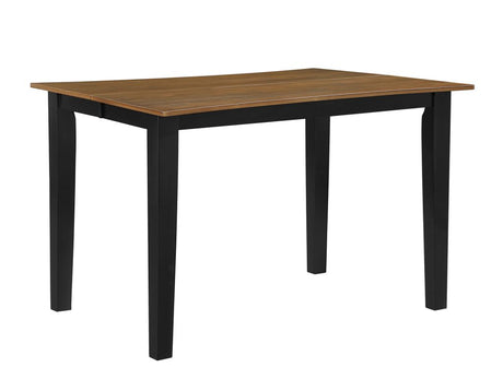 Joplin Walnut/Ebony Finish 5-Piece Counter Height Set by Steve Silver at Eve Furniture