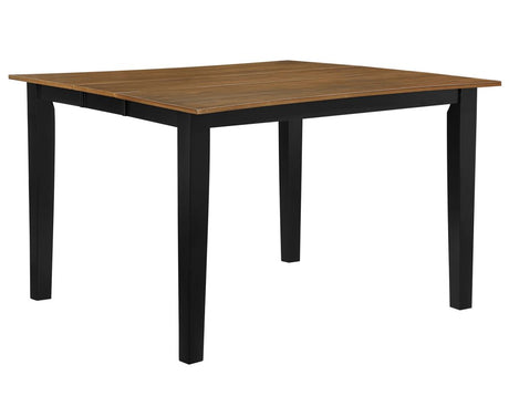 Joplin Walnut/Ebony Finish 5-Piece Counter Height Set by Steve Silver at Eve Furniture