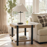 Jorannti Medium Brown Square End Table by Ashley at Eve Furniture