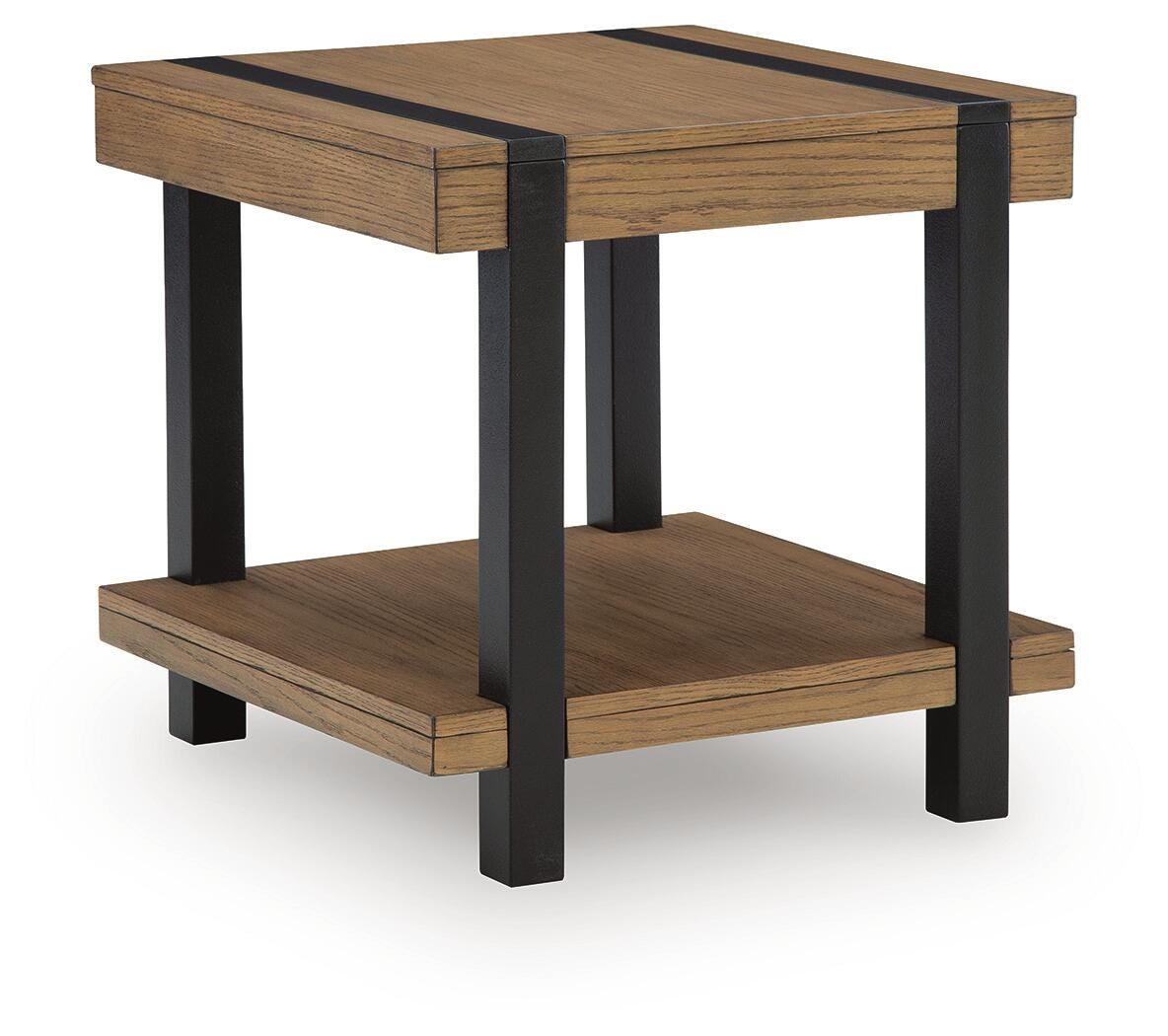 Jorannti Medium Brown Square End Table by Ashley at Eve Furniture