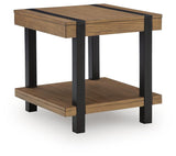 Jorannti Medium Brown Square End Table by Ashley at Eve Furniture