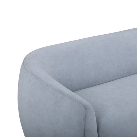 Jordan 70" Textured Performance Velvet Loveseat by TOV Furniture at Eve Furniture