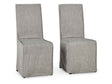 Jordan Cool Gray Upholstered Dining Chair (Set of 2) by Classic Home at Eve Furniture