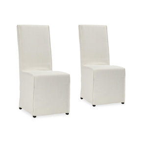Jordan White Dining Chair Set of 2 by Classic Home at Eve Furniture
