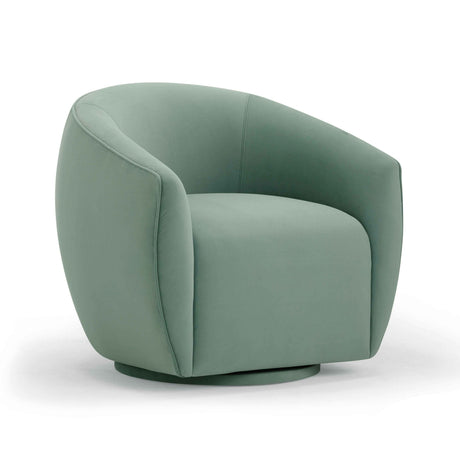 Jordan Performance Velvet Swivel Accent Chair by TOV Furniture at Eve Furniture