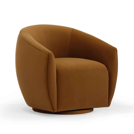 Jordan Performance Velvet Swivel Accent Chair by TOV Furniture at Eve Furniture