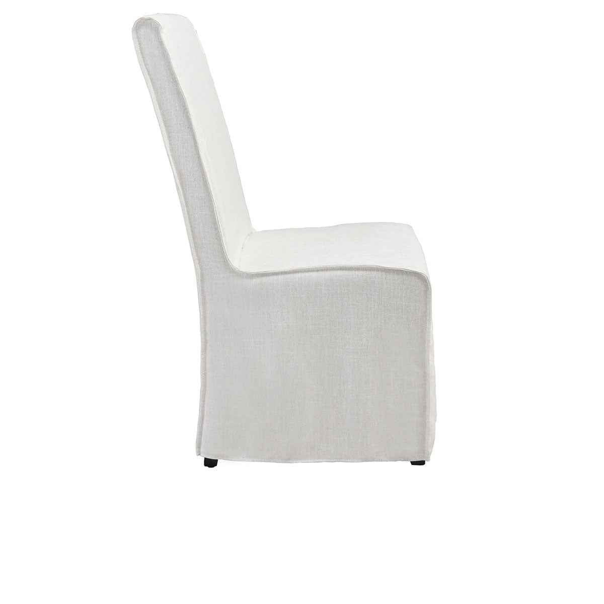 Jordan White Upholstered Dining Chair (Set of 2) by Classic Home at Eve Furniture