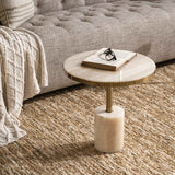 Jordyn Champagne Large Accent Table by Classic Home at Eve Furniture