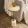 Jordyn Champagne Medium Accent Table by Classic Home at Eve Furniture