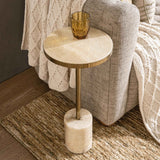 Jordyn Champagne Medium Accent Table by Classic Home at Eve Furniture