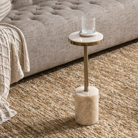 Jordyn Champagne Small Accent Table by Classic Home at Eve Furniture