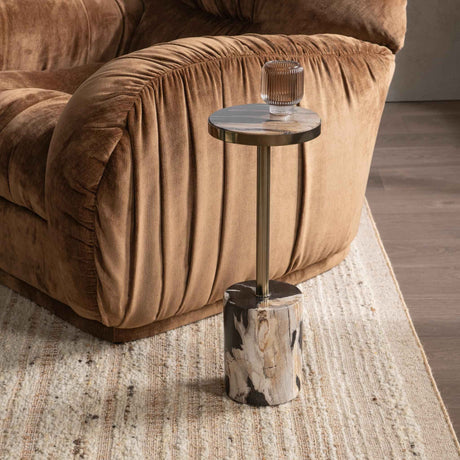 Jordyn Molten Husk Small Accent Table by Classic Home at Eve Furniture