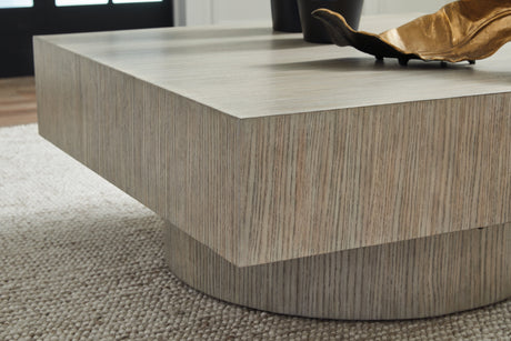 Jorielyn Light Grayish Brown Coffee Table by Ashley at Eve Furniture