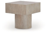 Jorielyn Light Grayish Brown End Table by ASHLEY FURNITURE at Eve Furniture