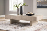 Jorlaina Light Grayish Brown Coffee Table and 2 End Tables by Ashley at Eve Furniture