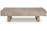 Jorlaina Light Grayish Brown Coffee Table and 2 End Tables by Ashley at Eve Furniture