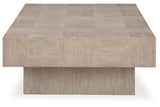 Jorlaina Light Grayish Brown Coffee Table and 2 End Tables by Ashley at Eve Furniture