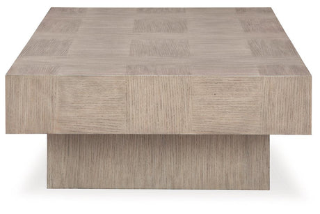 Jorlaina Light Grayish Brown Coffee Table and 2 End Tables by Ashley at Eve Furniture