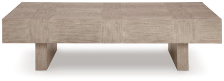 Jorlaina Light Grayish Brown Coffee Table by Ashley at Eve Furniture