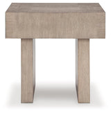 Jorlaina Light Grayish Brown End Table by Ashley at Eve Furniture