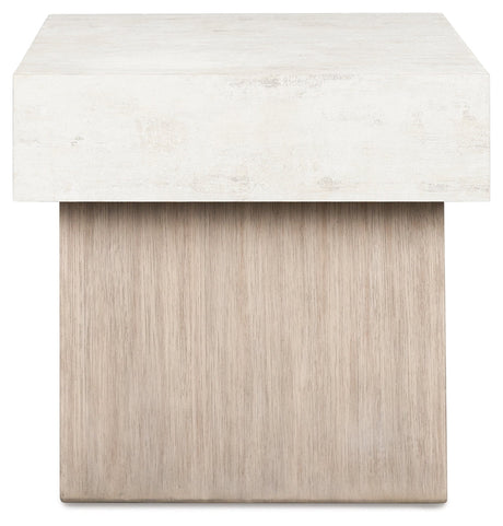 Jorlaina Light Grayish Brown End Table by Ashley at Eve Furniture