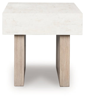 Jorlaina Light Grayish Brown End Table by Ashley at Eve Furniture