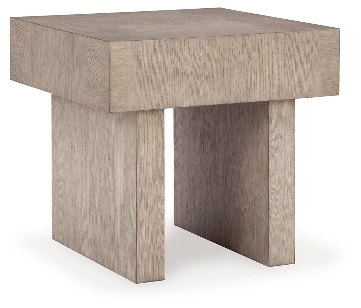 Jorlaina Light Grayish Brown End Table