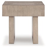 Jorlaina Light Grayish Brown End Table