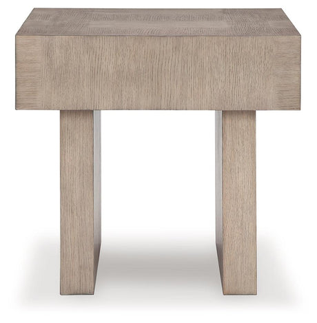 Jorlaina Light Grayish Brown End Table by Ashley at Eve Furniture