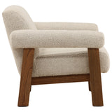 Jorley Chair, Barley Cream by Dovetail at Eve Furniture
