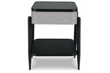 Jorvalee Gray/Black Accent Table by Ashley at Eve Furniture
